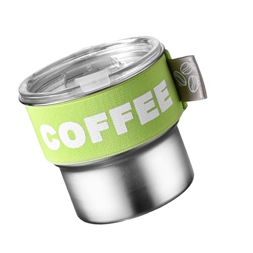 Edelstahl Reisebecher Edelstahl 400 Doppelwand Isolierte Becher Tragbare Kaffeetasse Für Den Täglichen Gebrauch Thermalkaffee Tasse von Zqxnt