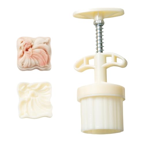 Eishautgebäck Formform Handgepresste Mondkuchen Schimmel Festival Bohnen Pasten Kuchenform Dessert Abs Formen Für Kochliebhaber Hohe Temperaturen Resistent von Zqxnt
