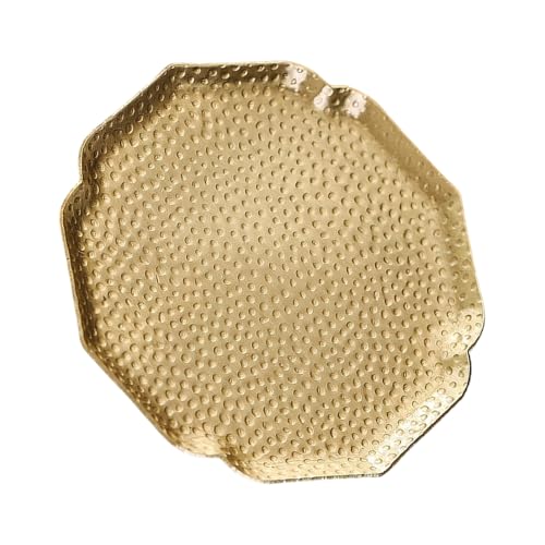 Elegante Untersetzer Wärmedämmung Pad Cup Pad Brass Textur Für Tees Enthusiasten Anwesendem Haus Und Büro Verwenden Messing Hämmerte Untersetzer von Zqxnt