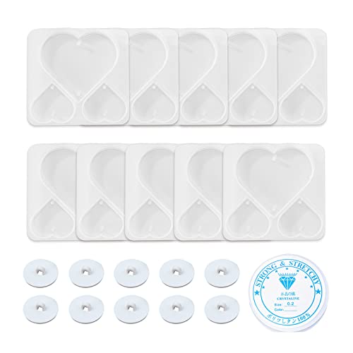 Epoxy Silikonform Für Star Liebe Schleifmittel Mädchen Herz Koreanisch Süße Kleine Vorhang Trennungsmaterialpaket Liebe Herz Silikonform von Zqxnt