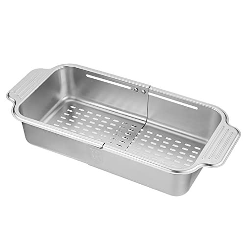 Erweiterbares Schale Trocknungsregal Retractable Drain Korb Edelstahl Spüle Für Gemüsefruchtgeschirr Geschirr von Zqxnt