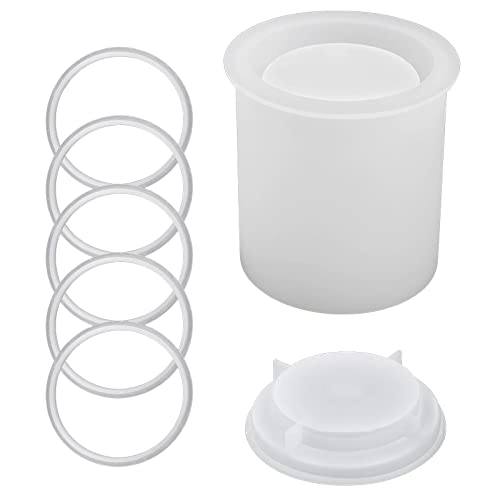 Formen Stifthalter Formen Silikonblütenknopfform Kerze Tasse Formen Silikonmaterial Handherstellung Accessoires Silikon Tonform Formen von Zqxnt