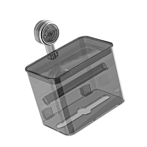 Funktionales Badezimmer Tissue Box Platz Sparen Sauggewebespender Klarer Papierbox Für Büros Und Haushaltsnutzung Langlebige Haustier ABS Materialien von Zqxnt