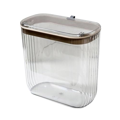 Hängende Mülleimer Mit Deckelküchenkompostbehälter Für Unter Den Waschbecken Plastik Und Transparenten Wandmülldose von Zqxnt