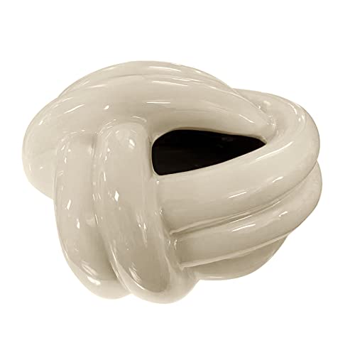 Haushaltsgewebebox Keramik Fun Knot Europäische Moderne Abstrakte Kaffeetisch Desktop Dekorative Gewebefälle Dekoration von Zqxnt