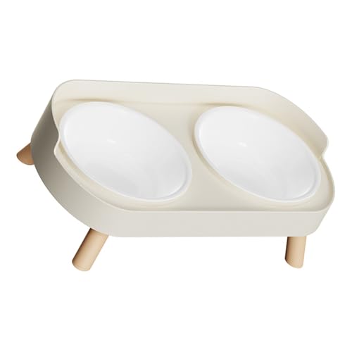 Katzen Hund Doppelfonds Angehobene Haustier Futter Wasserschale Set Ungiftiges Plastik Einfach Reinigung Design Für Kleine Tiere Erhöhte Katzen Futter Schüssel Katzen Hund Doppelfonds Angehobene Haustier Futter Wasserschale Set Ungiftiges Plastik Einfach Reinigung Design Für Kleine Tiere Erhöhte Katzen Futter Schüssel von Zqxnt