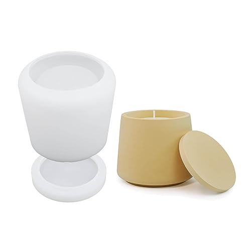 Kerzenbecher Silikonform Zement Blütenstopp Gipsharzform Stifthalter Schmuck Aufbewahrungsbox Mit Deckelform Epoxidharzgussform Für Gipskerzenhalterdekoration Kerzenbecher Silikonform Zement Blütenstopp Gipsharzform Stifthalter Schmuck Aufbewahrungsbox Mit Deckelform Epoxidharzgussform Für Gipskerzenhalterdekoration von Zqxnt