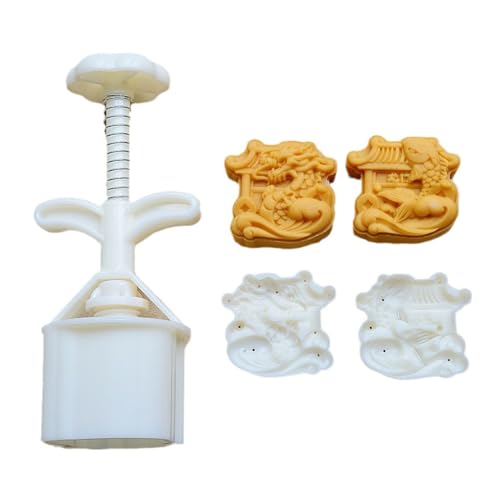 Kreative Mondkuchen Gebäckform Formen Abs Plastikbohnenpasten Kuchenform Haushaltsdessert Schimmel Für Kochen Enthusiasten Lebensmittelqualität von Zqxnt