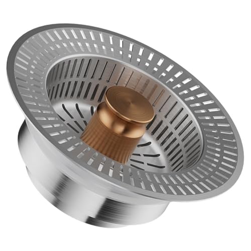 Küchenspüle Abflusskörbe Antiklogging Drain Stopper Springkerne Spüle Sieb Waschbecken Filter Einfach Zu Verwendende Becken Stecker Filter Netto Badewanne Stecker Stoppbäder Für Badewanne Haarfänger von Zqxnt