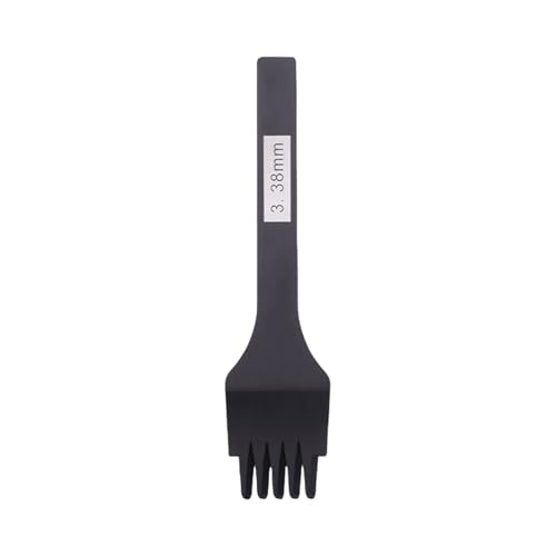 Lederstempel Werkzeug Ledercraft Handwerkzeug 2/4/5/6/10 Zahn Ledernähte Punches Loch Handarbeitsloch Handwerk Tool Leder Tool von Zqxnt