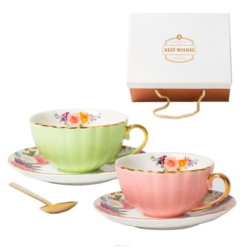 Luxuriöser Keramikkaffeetasse Set European Light Luxuriöser Keramikbecher & Untertassen Set Zum Frühstück Und Tees Zeit Luxuriöser Keramikkaffeetasse Set European Light Luxuriöser Keramikbecher & Untertassen Set Zum Frühstück Und Tees Zeit von Zqxnt