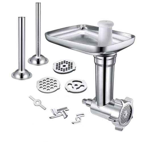 Metall Lebensmittelmühle Ansätze Für Standmixer Fleischschleifer Wurst Stuff Perfekter Befestigung von Zqxnt