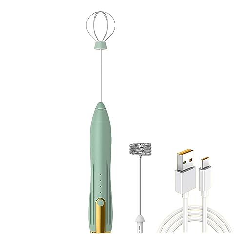 Mode Milchschaumstäbe Handheld Elektrelmilch Framter Kaffee Whisk Foam Mixer Mit USB Wiederaufladbaren Getränkemixer Elektrische Kaffee Schaum von Zqxnt