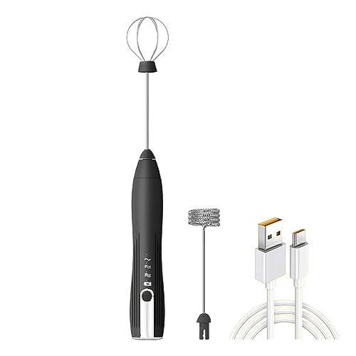 Mode Milchschaumstäbe Handheld Elektrelmilch Framter Kaffee Whisk Foam Mixer Mit USB Wiederaufladbaren Getränkemixer Elektrische Kaffee Schaum von Zqxnt