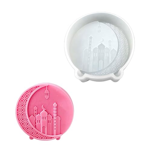 Mondburgen Muster Silikonform Fondant Schokoladenform Duft Kerzenform Tisch Origination Epoxidharzform Nicht Stall Mondburgen Muster Silikonform Kerze Making Form von Zqxnt