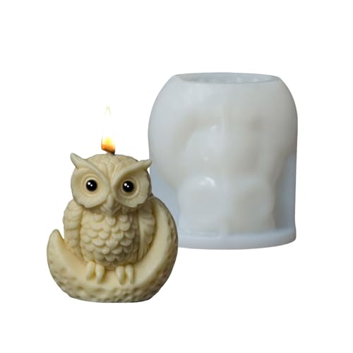 Owl Tabletop Ornament Form Thema Kerze Seife Form Epoxidharzform Für Schmuckherstellung Und Handgefertigte Handwerksharzkunstform von Zqxnt