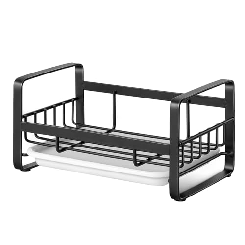 Praktischer Schwarz/Silber Schwammstand Für Küchenspüle Einzigartige Und Mutifunktionelle Lagerhalter Für Küchenzubehör Organisieren Sie Saubere Werkzeuge Praktischer Schwarz/Silber Schwammstand Für Küchenspüle Einzigartige Und Mutifunktionelle Lagerhalter Für Küchenzubehör Organisieren Sie Saubere Werkzeuge von Zqxnt