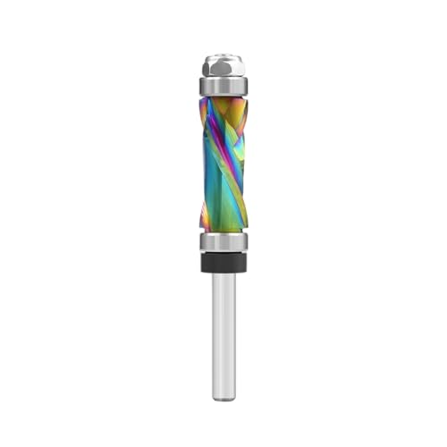 Regenbogen Beschichtete 1/4 Schaftverkleidung Router Bit Mit Doppelkugellager Für Holzcraft Projekte Präzise Holzbearbeitungswerkzeug Reduktion Trim Router Cutter Cutter Regenbogen Beschichtete 1/4 Schaftverkleidung Router Bit Mit Doppelkugellager Für Holzcraft Projekte Präzise Holzbearbeitungswerkzeug Reduktion Trim Router Cutter Cutter von Zqxnt