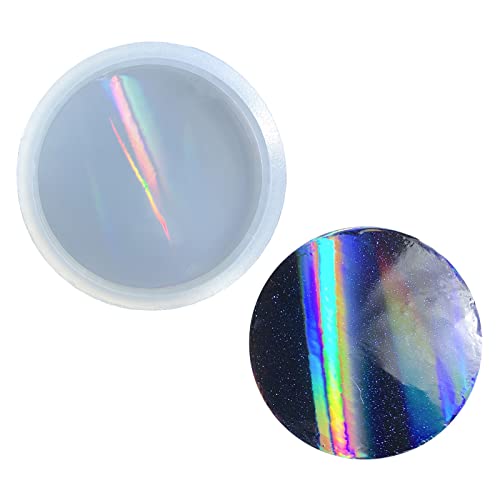 Runde Untersetzer Epoxidharz Silikon Schimmel Untersetzerformen Für Harz Weinglas Tasse Matten Wohnkultur Handwerk Machen von Zqxnt
