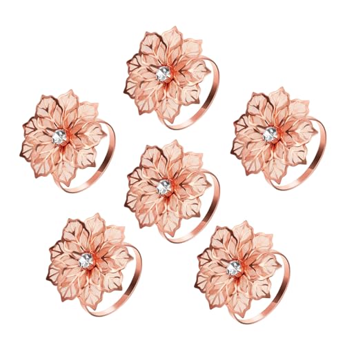 Set Von 6 Robusten Alloy Serviettenringen Mit Künstlichen Strasssteinen Für Formal Set Von 6 Robusten Alloy Serviettenringen Mit Künstlichen Strasssteinen Für Formal von Zqxnt