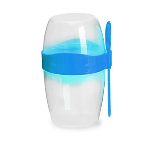 Spill Proof Salat Cup Set Mit Löffel Tragbarer Doppelschicht Frühstückssalat Tassen Haferflocken Spill Proof Salat Cup Set Mit Löffel Tragbarer Doppelschicht Frühstückssalat Tassen Haferflocken von Zqxnt