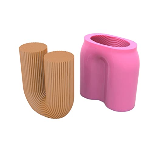 U Form Kerze Silikonform Twisted Line Epoxidharz Dekoration Machen U Form Kerze Silikonform Twisted Line Epoxidharz Dekoration Machen von Zqxnt