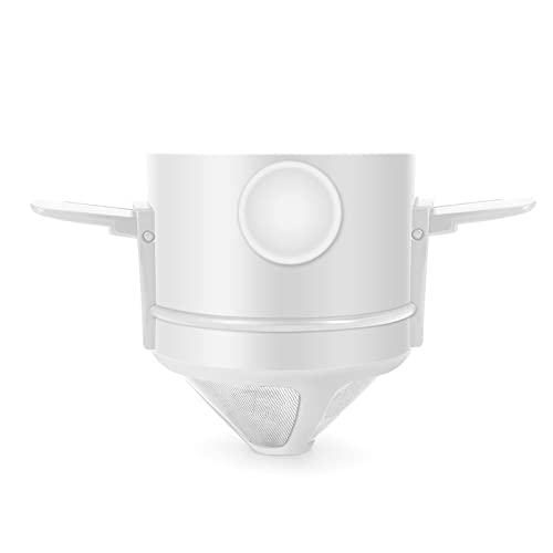 Über Kaffee Dripper Edelstahl Slow Tropf Kaffeefilter Metallkegel Papierlos Wiederverwendbares Single Tasse Kaffeemaschine von Zqxnt
