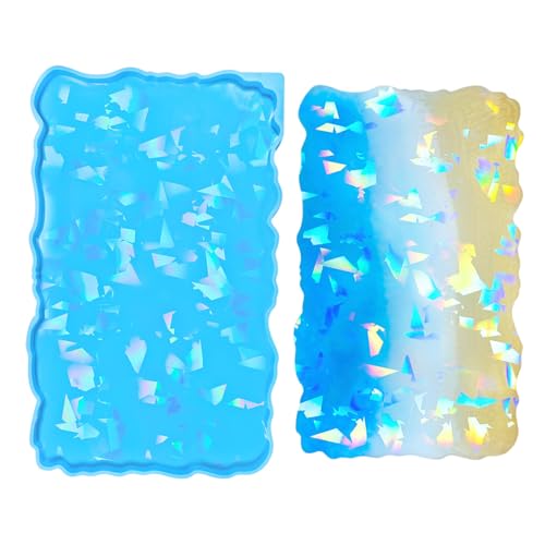 Unregelmäßige Rechteckschale Form Mit Griffen Holographical Tablett Gussform Große Harzformen Für Einzigartige Ornamente Unregelmäßige Rechteckschale Form Mit Griffen Holographical Tablett Gussform Große Harzformen Für Einzigartige Ornamente von Zqxnt