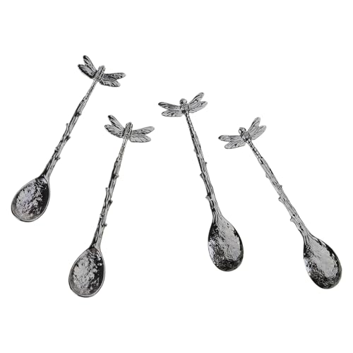 Vintage Styles Libellen Teas Löffel Luxuriöses Teas Löffel Set Mit Libellen Entwirft Langgang Kirche Löffel von Zqxnt
