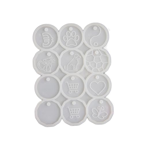 Weiße Silikonform Zum Erstellen Einzigartiger Supermarkt Einkaufswagen Scheiben Flexible Silikonform Für Crystal Tokens Studio Handwerk von Zqxnt