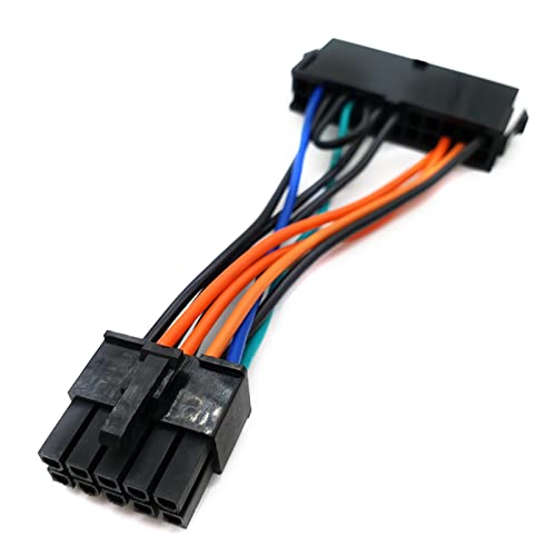 Zqxnt 24pins Bis 10 Pins Stromkabel (3 94 Zoll 18AWG) Hauptstromadapterkabel Für Notebook Mainboard von Zqxnt