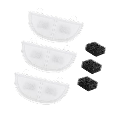 Zqxnt 3 Pack Ersatzfilter Runden Erfrischende Wasser Für PET Brunnen Optimiert Ihr PET Trinkroutine Multilayer Filtrationsbrunnenfilter Zqxnt 3 Pack Ersatzfilter Runden Erfrischende Wasser Für PET Brunnen Optimiert Ihr PET Trinkroutine Multilayer Filtrationsbrunnenfilter von Zqxnt