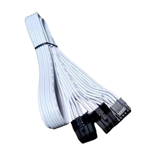 Zqxnt 50 Cm PCIE 5.0 Kabel 16AWG Doppel 8Pin Bis 16Pin 12VHPWR MALE 12+4PIN Steckerkabel Zur Integration Mit PSUs Zqxnt 50 Cm PCIE 5.0 Kabel 16AWG Doppel 8Pin Bis 16Pin 12VHPWR MALE 12+4PIN Steckerkabel Zur Integration Mit PSUs von Zqxnt