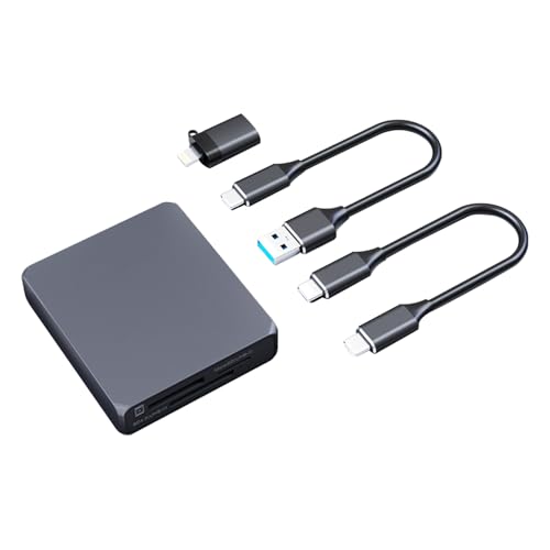 Zqxnt CFA+SD4.0+TF4.0 Connector Adapter Gleichzeitig Leser USB 3.2 Kartenleser Speicherkartenleser Für Laptop von Zqxnt