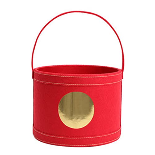 Zqxnt Fu Charakter Blumen Pot Desktop Neujahr Lucky Flower Vase Tote Bucket Bouquet Arranging Box Container Für Spring Festival Hochzeit Dekoration Fun Töpfe Innenräume von Zqxnt
