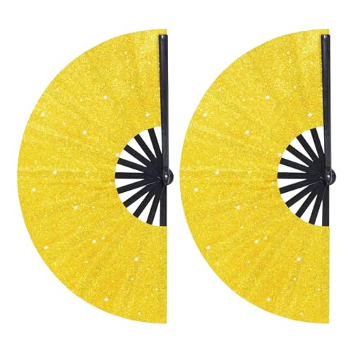 Zqxnt Funkelnde Faltbare Party Fan Glitters Design Leichtgewicht Kungfu Für Konzerte Clubs Festivals Benutzerfreundlicher Dekorationskonzert von Zqxnt