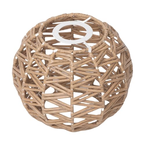 Zqxnt Handgefertigte Rattan Lampenschirme Deckenleichterton Geeignet Für Schlafzimmer Restaurants Und Wohnräume Mit Weich von Zqxnt