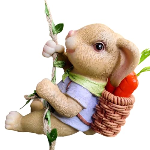Zqxnt Klettern Hase Dekoration Wetterfestes Harzhandwerk Geschenke Handgefertigtes Kunstwerk Für Hausgartendekoration Kaninchen Kletterseil Statue Statue Zqxnt Klettern Hase Dekoration Wetterfestes Harzhandwerk Geschenke Handgefertigtes Kunstwerk Für Hausgartendekoration Kaninchen Kletterseil Statue Statue von Zqxnt