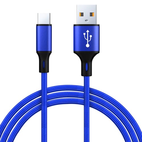 Zqxnt Ladekabel Tragbares Schnelles Ladedraht Synchronisierungsdatenübertragungskabel Für Smartphone Tablet USB Typ C Nylon Geflochten von Zqxnt