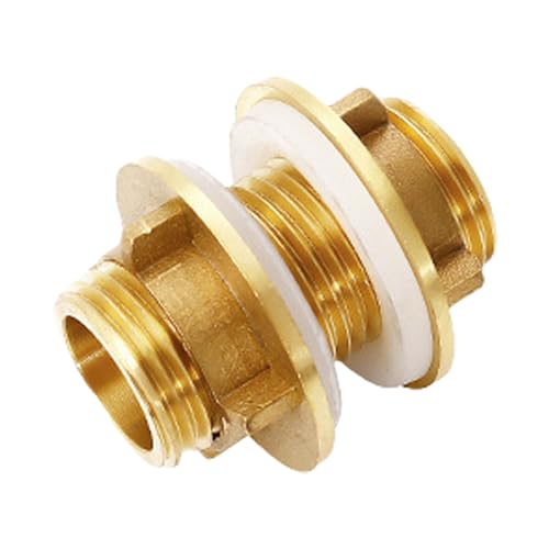 Zqxnt Messing Bulkhead Adapter Anpassung Sicherer Wasseranschluss Für Verschiedene Rohrdurchmesser Schnelle Reparaturen Und Wartung Korrosionsbeständiger Messing von Zqxnt