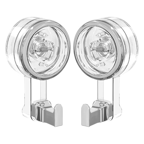 Zqxnt Mode Clear Saugnact Cup Hook Clip 2 Stück Set Für Badezimmer Und Küchenbedarf Aufbewahrung Einfache Installation Accessoire Proof Haken von Zqxnt