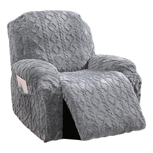 Zqxnt Moderne Liegestuhlabdeckungen Mit Seitentaschen Sofa Slippcovers Sofa Protector Elastic Bottom (1seater Plushie Slippcovers von Zqxnt
