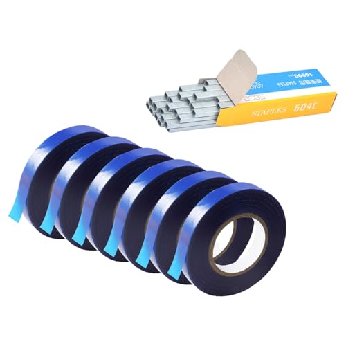 Zqxnt Pflanzenzweigband Handbindung Bindungswerkzeuge Mit 1Box Grundnadelstift Für Gartenbindmaschinen Anlagen Krawatten Klebeband von Zqxnt