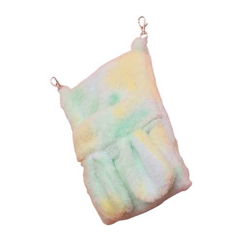Zqxnt Reversible Flanellzuckergläubigen Bettwäsche Hängende Schutz Für Käfigkomfort Warmer Schlafsack Easy Installation Haustier Hanging Nest von Zqxnt