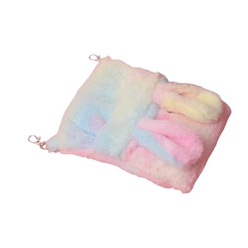 Zqxnt Reversible Flanellzuckergläubigen Bettwäsche Hängende Schutz Für Käfigkomfort Warmer Schlafsack Easy Installation Haustier Hanging Nest von Zqxnt