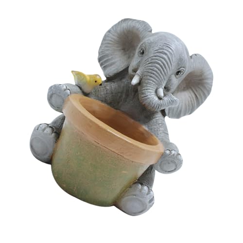 Zqxnt Schöne Elefant Pflanzerharz Blütenpflanzetöpfe Für Saftige Pflanzen Dekorative Töpfe Für Innengarten Terrassen Und Balkonenhalter Zqxnt Schöne Elefant Pflanzerharz Blütenpflanzetöpfe Für Saftige Pflanzen Dekorative Töpfe Für Innengarten Terrassen Und Balkonenhalter von Zqxnt