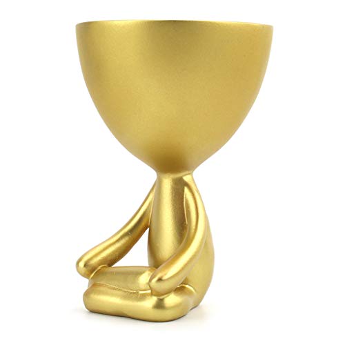 Zqxnt Sukkulente Pflanzenblumentopfbehälter Abstrakte Menschliche Kunst Vase Desktop Kunstharz Home Decor Plant Topf Innenblau Zqxnt Sukkulente Pflanzenblumentopfbehälter Abstrakte Menschliche Kunst Vase Desktop Kunstharz Home Decor Plant Topf Innenblau von Zqxnt