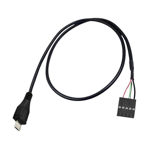 Zqxnt USB 2.0 5Pin Männlich Bis 9pin Weibliches Adapterkabel 2.54 USB Header Motherboard Verlängerungskabel Für Monitore Kamera Elektronischer Geräteanschluss von Zqxnt