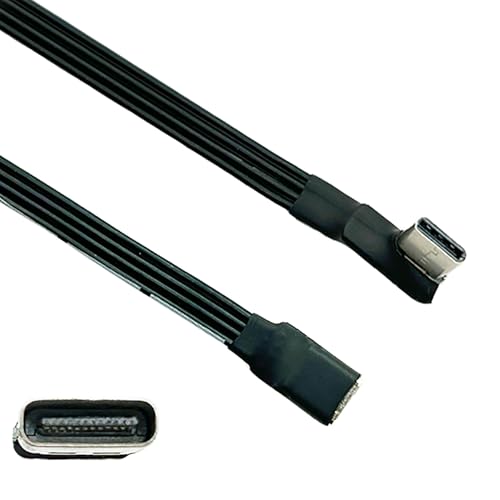 Zqxnt USB C Männlichkeitsmännchen Weibliche USB C Bandkabel Ladungskabel Unterstützung Lade Synchronisation 480 Mbit/S Anschluss Für Telefon Tablet Headphone Gaming Headset Anschluss von Zqxnt