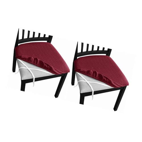 Zqxnt Verdickte Plüsch Essstuhlabdeckungen Jacquards Stretch Stuhl Sitze Slippbezüge Weich von Zqxnt